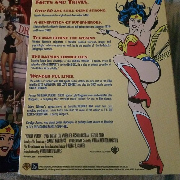 Wonder Woman: The Complete First Season DVD Set Lynda Carter - Picture 3 of 3